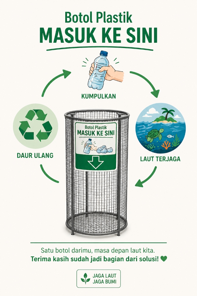 Botol Plastik Masuk Ke Sini